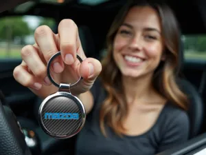 Mazda Llaveros Personalizados Logo Premium Metal